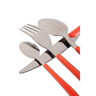 Orsina Zuma 24-Piece Multicoloured Stainless Steel Cutlery Set
