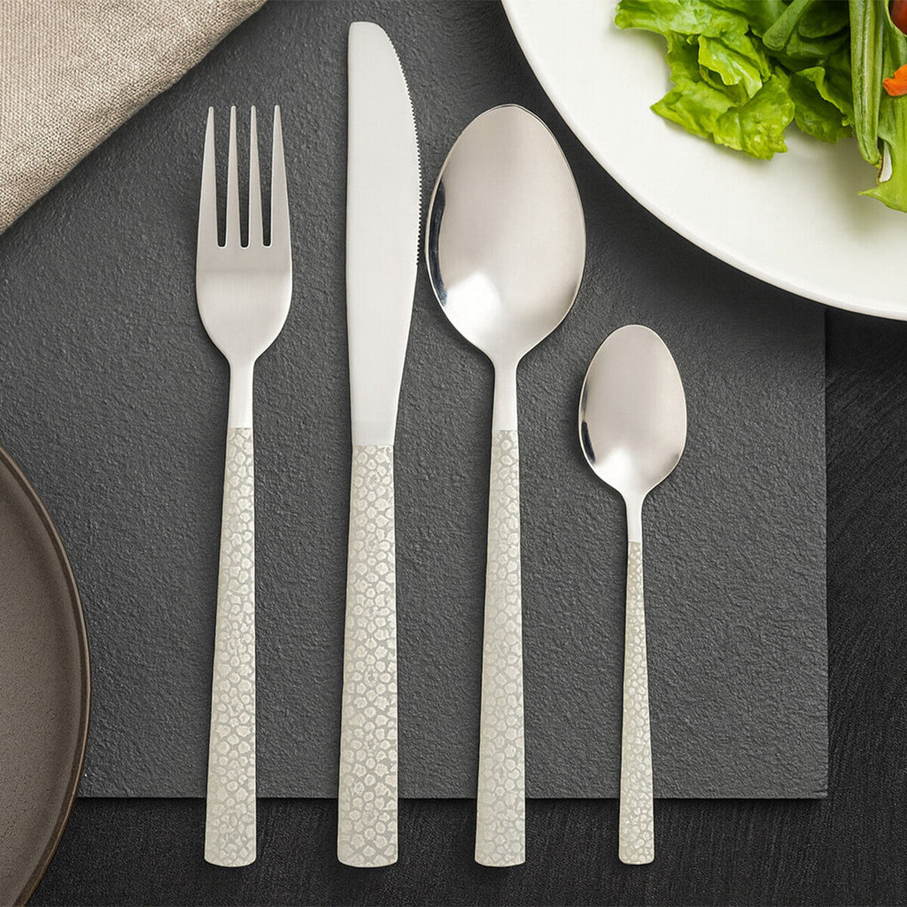 Orsina Avie Casablanca 16-Piece Stainless Steel Cutlery Set | Silver