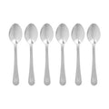 Orsina Classic Teaspoons – Set of 6 Polished Silver Stainless Steel