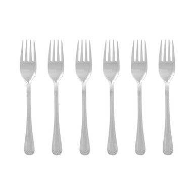 Orsina Classic Cake Forks – Set of 6 Stainless Steel Dessert Cutlery