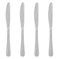 Orsina Stainless Steel Dining Knives – Set of 4 Polished Silver Knives