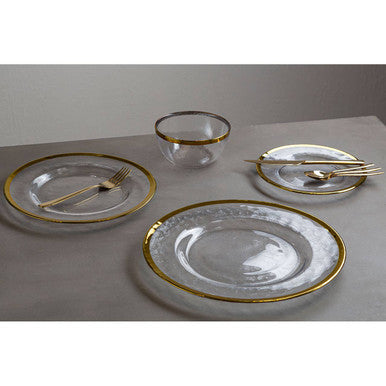Orsina Modern Retro 16-Piece Gold Stainless Steel Cutlery Set