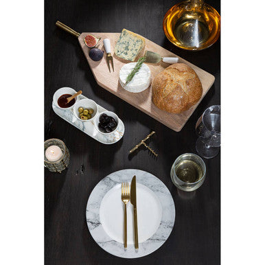 Orsina Modern Retro 16-Piece Gold Stainless Steel Cutlery Set