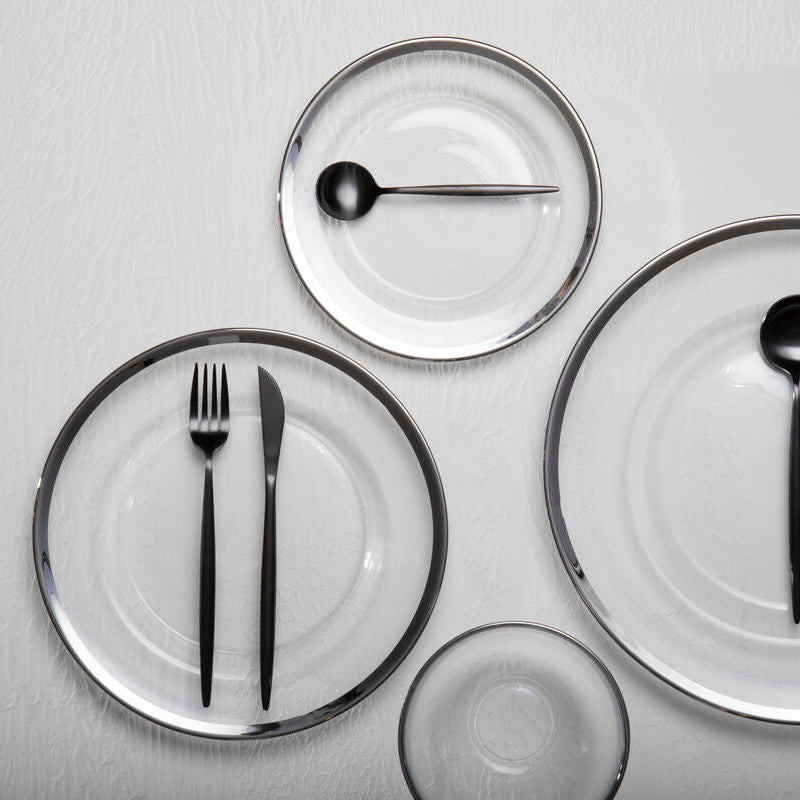 Orsina Matte Black Cutlery Set – 16 Piece Stainless Steel Flatware