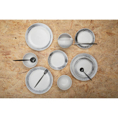 Orsina Matte Black Cutlery Set – 16 Piece Stainless Steel Flatware