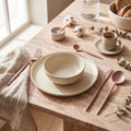 Orsina Avie 16-Piece Matte Pink Cutlery Set | Stainless Steel Flatware