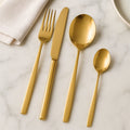 Orsina Avie 16 Piece Gold Stainless Steel Cutlery Set | Service for 4