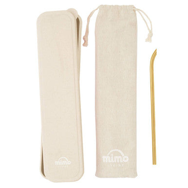 Orsina Gold Travel Cutlery Set – 6-Piece Stainless Steel with Case