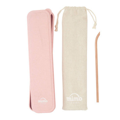 Orsina Rose Gold Travel Cutlery Set – 6 Piece Stainless Steel Kit