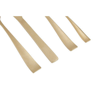 Orsina Avie 16-Piece Antique Gold Cutlery Set | Stainless Steel Flatware