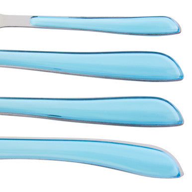 Orsina Zuma 24-Piece Pastel Cutlery Set – Stainless Steel Flatware