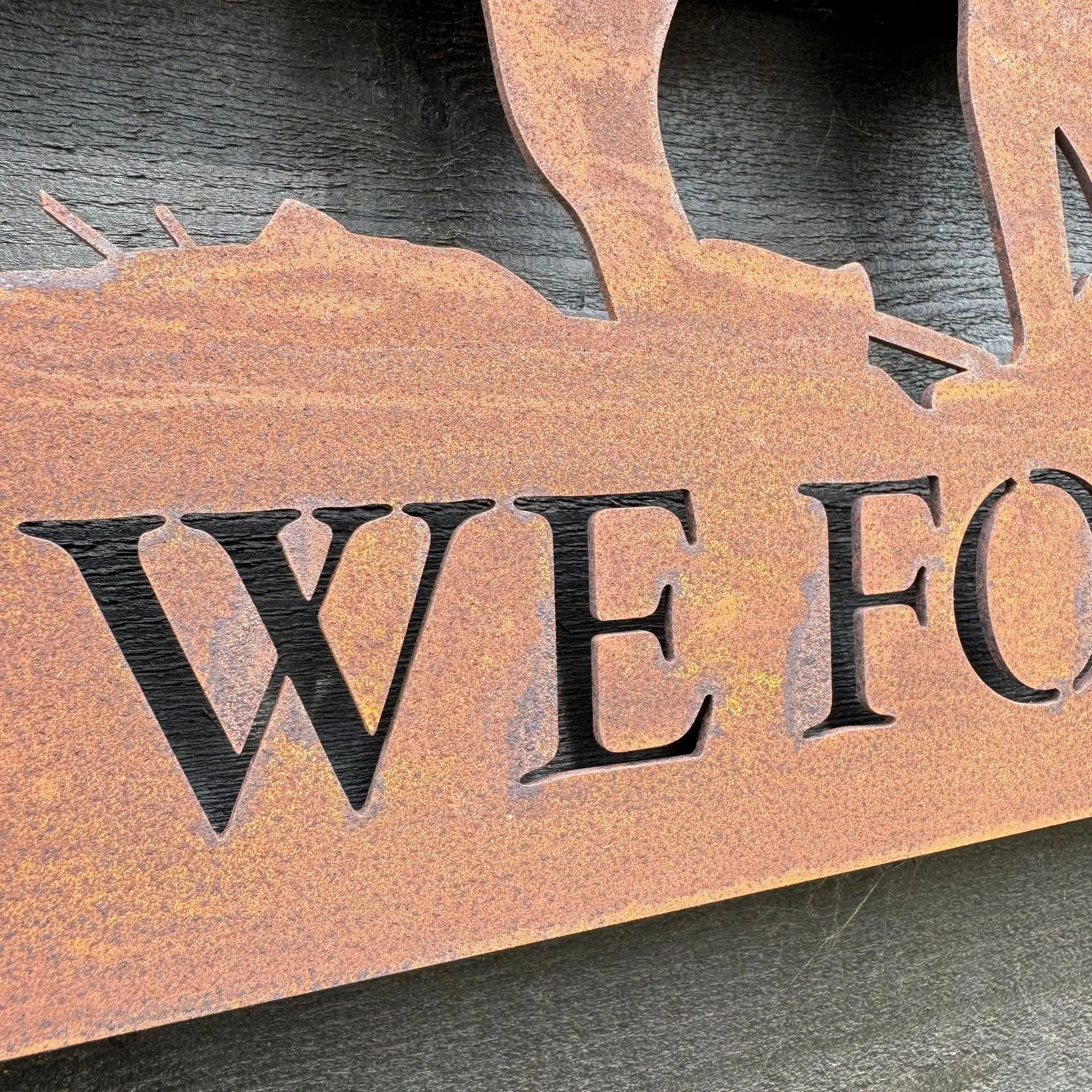 Lest We Forget Soldier Garden Decoration | Rusty Metal Steel Ornament