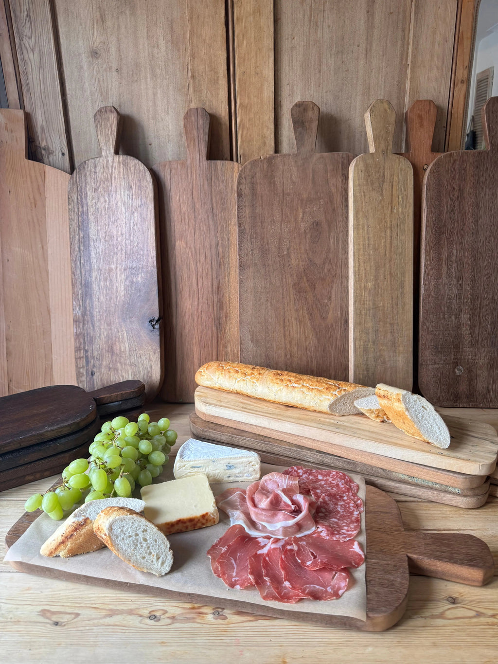 Rustic Warehouse Norfolk Reclaimed Wood Charcuterie Serving Board