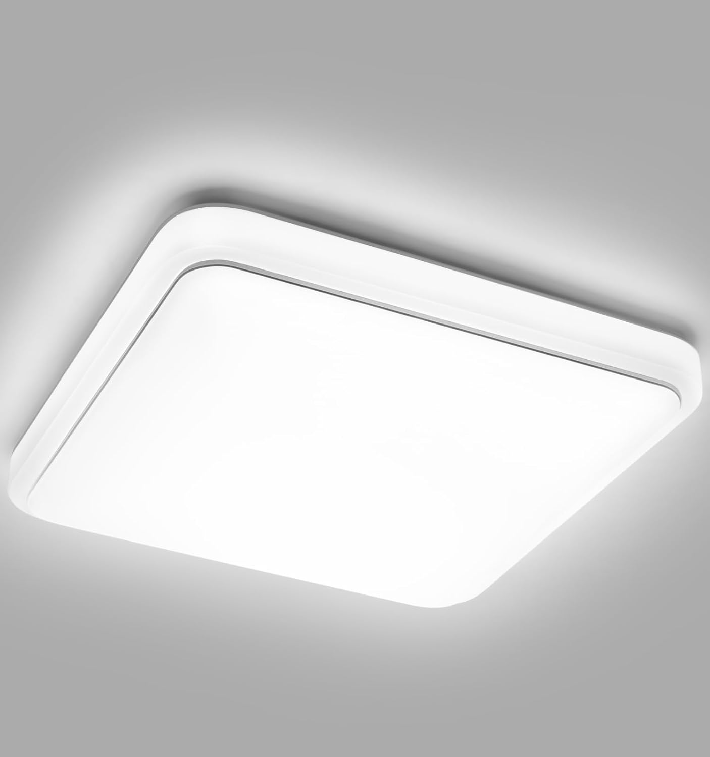 Massive Discounts 72W LED Ceiling Light – 48cm Modern Flush Mount 6000K