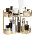 Massive Discounts 2-Layer Gold Makeup Organizer and Perfume Storage