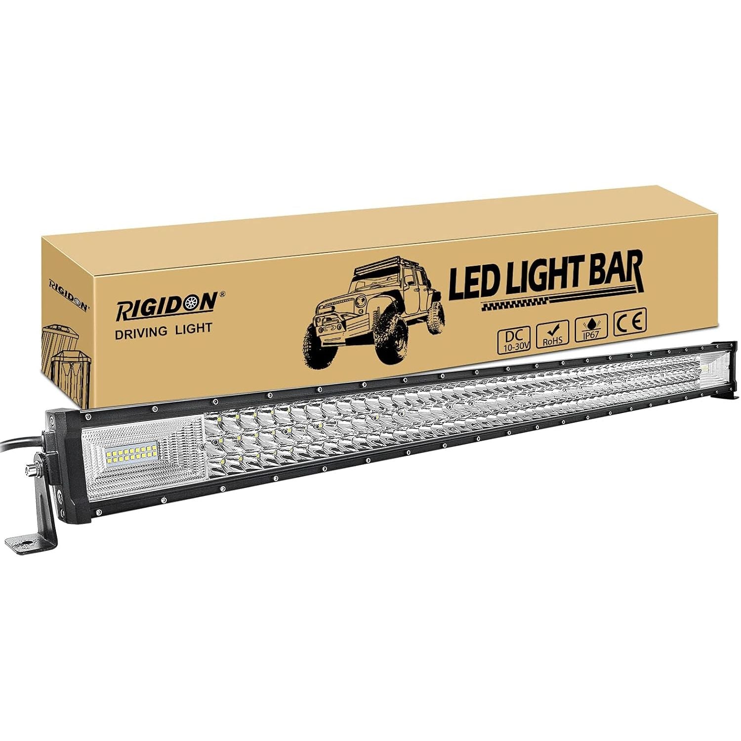 RIGIDON 42'' Slim LED Light Bar - 540W Waterproof Off-Road Combo Beam