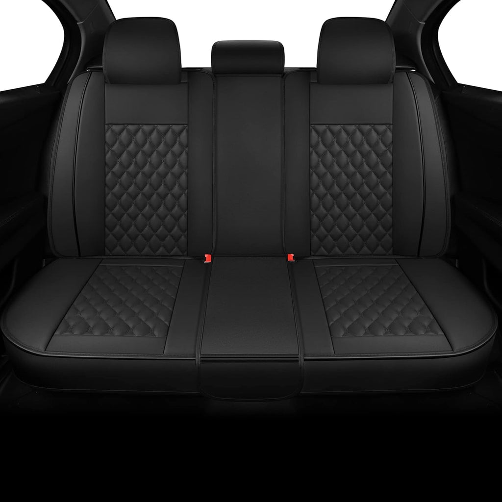 Vankerful Universal PU Leather Car Seat Covers for SUVs & Sedans