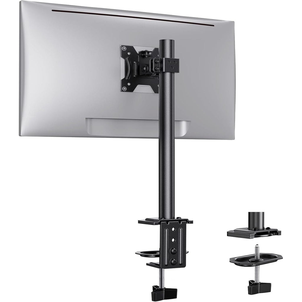 ErGear Single Monitor Stand | 13-32 Inch VESA Desk Mount | 8kg Capacity
