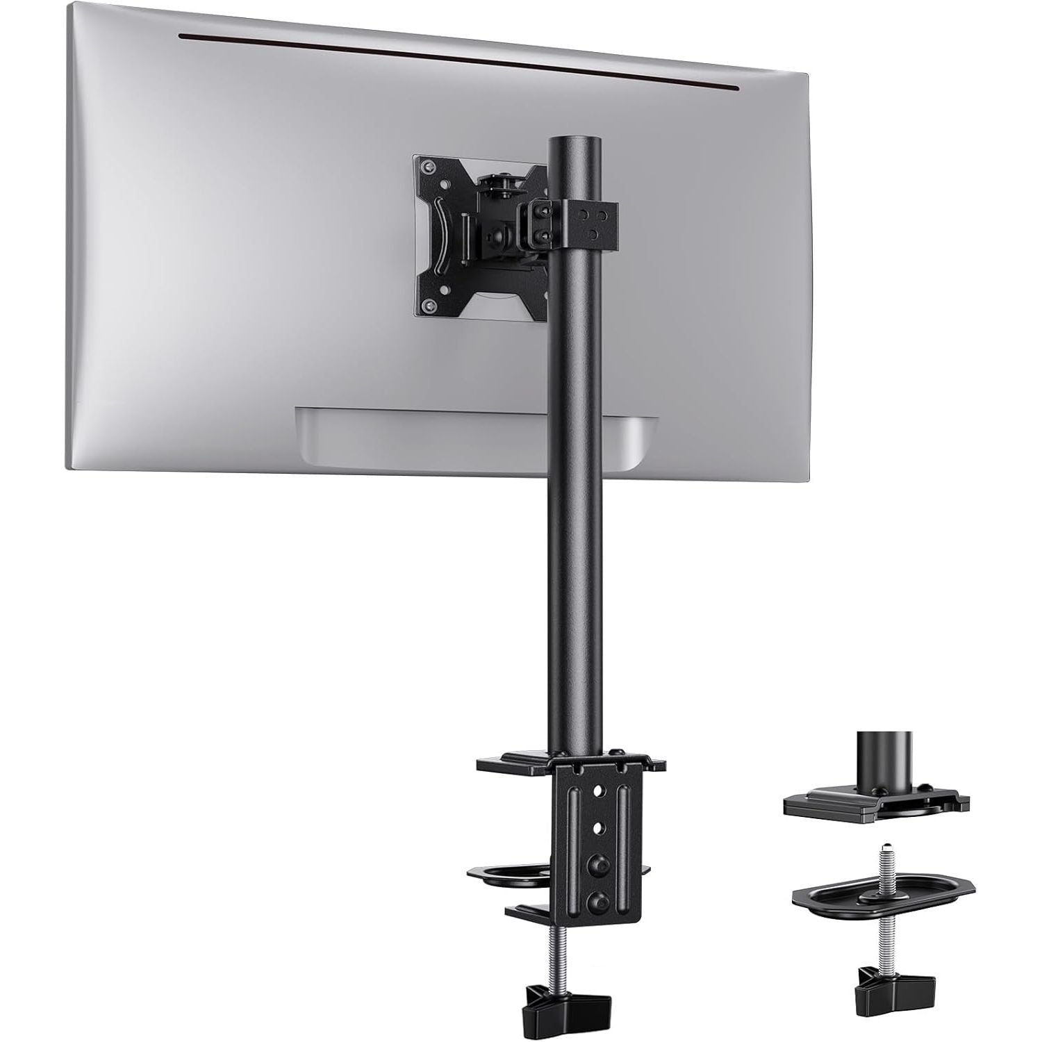 ErGear Single Monitor Stand | 13-32 Inch VESA Desk Mount | 8kg Capacity