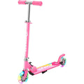 WheoZ Kids 2-Wheel Kick Scooter – Folding Design with LED Light Up Wheels