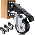 SOLEJAZZ Retractable Workbench Casters | 400KG Heavy Duty 3" Wheels
