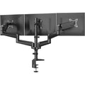 HUANUO Triple Monitor Stand – Gas Spring Desk Mount for 17-32 Inch Screens
