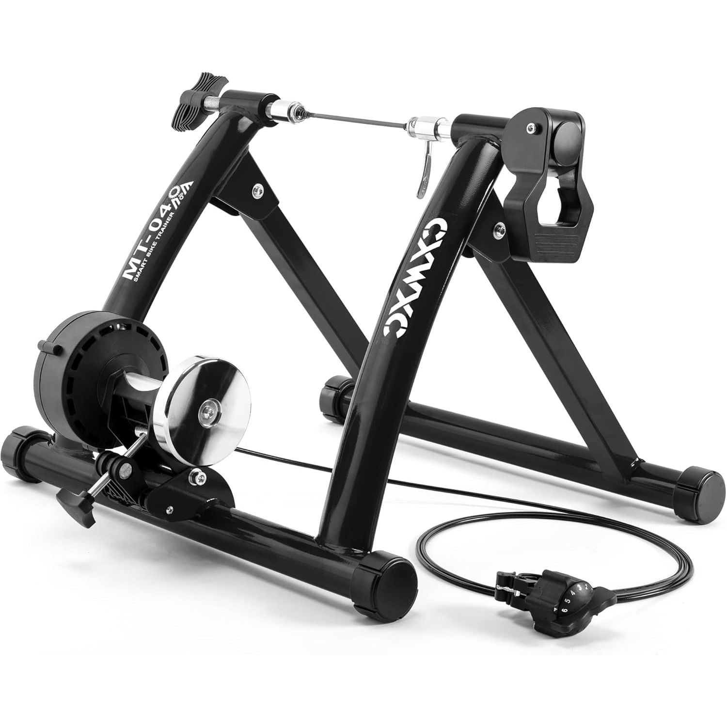 CXWXC Indoor Bike Trainer Stand - Foldable Magnetic 6-Level Resistance
