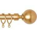BOOM JOG Black Extendable Curtain Rod – 1" Metal Pole with Diamond Finials