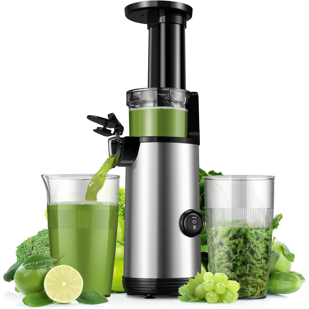 KIDISLE Slow Masticating Cold Press Juicer – High Yield & Easy Clean