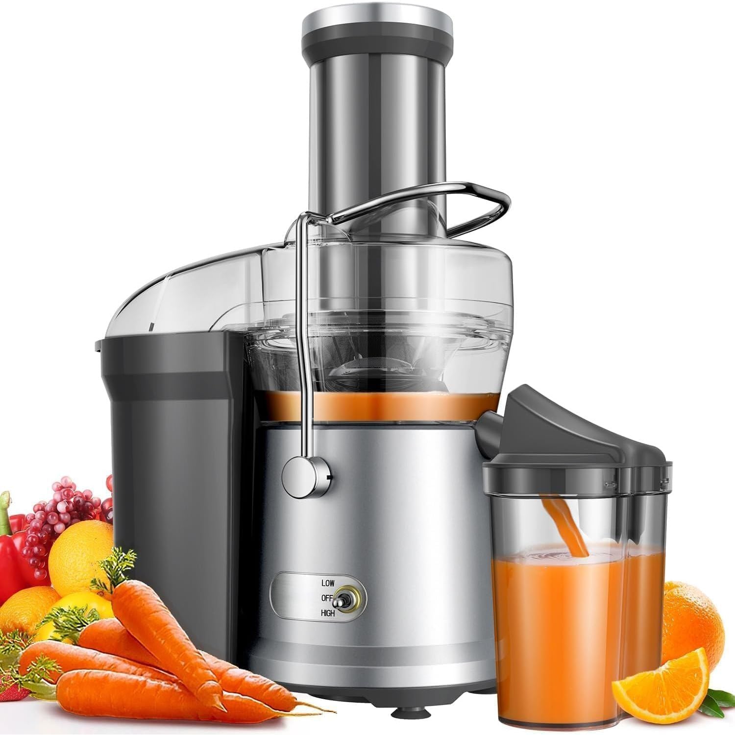 GDOR 1200W Centrifugal Juicer | 2L Whole Fruit Juice Machine