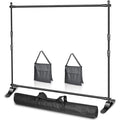 EMART 10x8ft Backdrop Stand | Heavy Duty Adjustable Banner Frame Kit