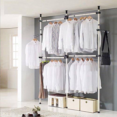 Massive Discounts Heavy Duty Telescopic Clothes Rack - Stainless Steel