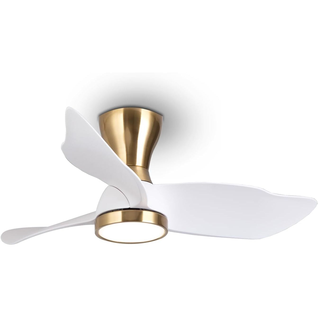 Reiga 91cm Flush Mount DC Ceiling Fan | Dimmable LED Light & Remote