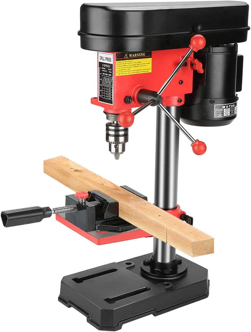 Massive Discounts Mini Bench Drill Press – 350W 5-Speed Pillar Drill