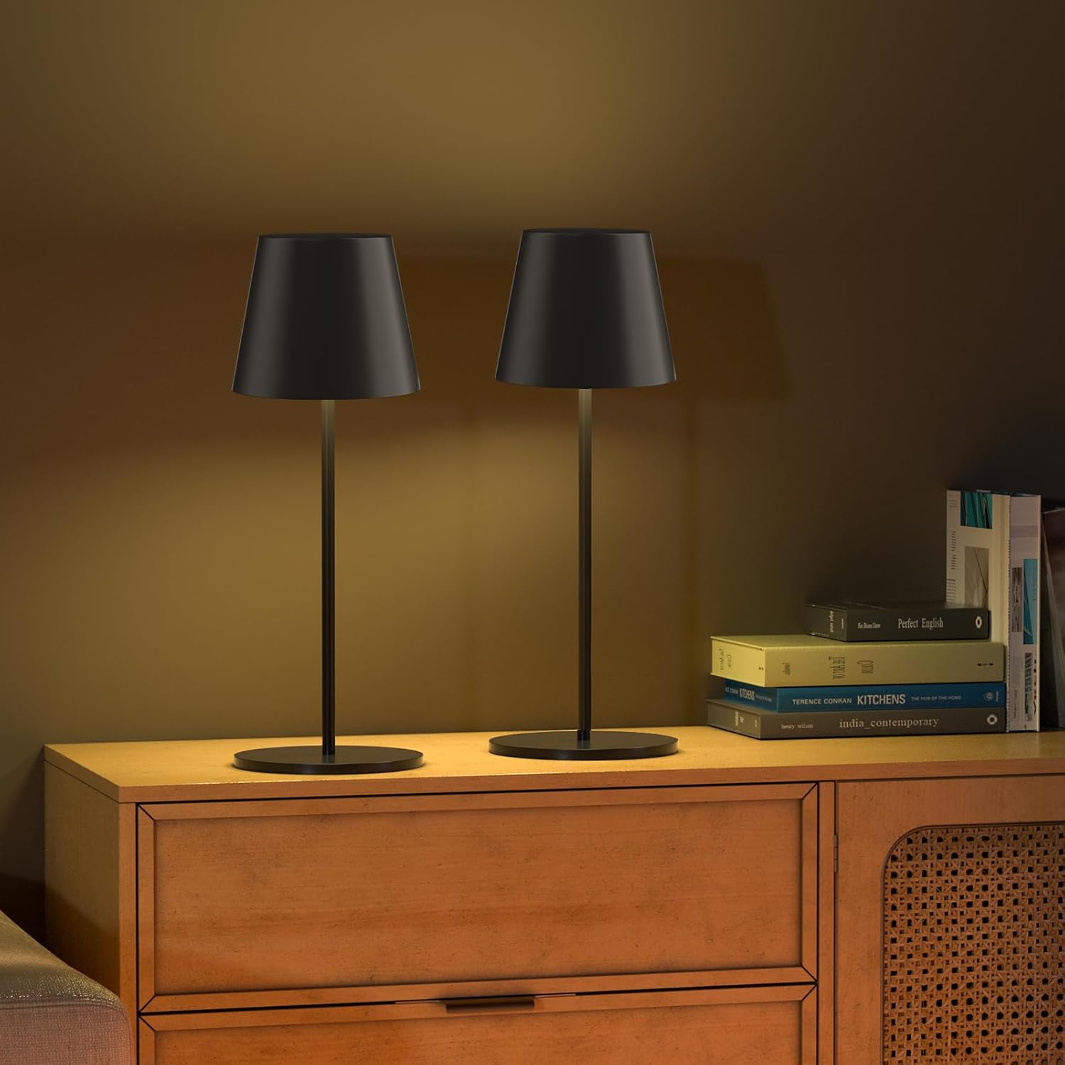 Trayvespace Rechargeable Table Lamp 2-Pack | Dimmable IP54 Waterproof