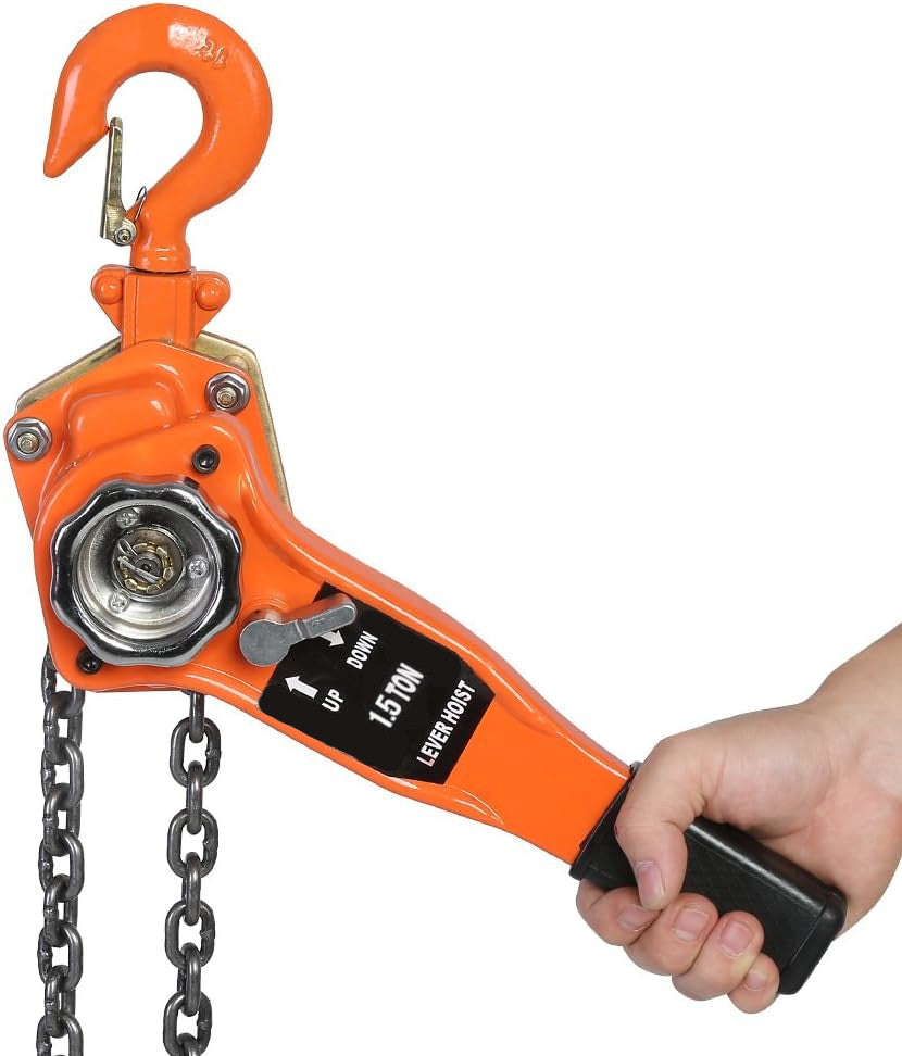 Massive Discounts 1.5T Hand Chain Hoist | 3m Galvanised Steel Pulley