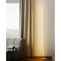 TACAHE LED Corner Floor Lamp – Dimmable Minimalist Mood Light, 57" Gold