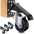 SOLEJAZZ Retractable Workbench Casters | 420KG Heavy Duty 3" Wheels