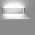 Massive Discounts LED Wall Light – 31cm Silver Aluminum Indoor Sconce