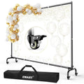 EMART 10x7.5ft Backdrop Stand with Wheels – Adjustable Banner Frame
