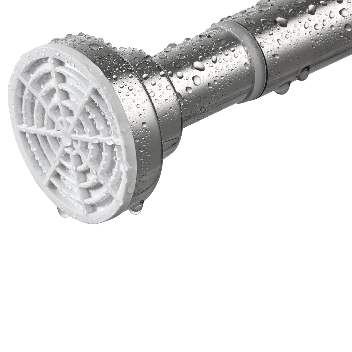 Massive Discounts Stainless Steel Tension Shower Curtain Rod, 160–270cm