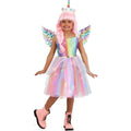 Massive Discounts Girls Unicorn Princess Costume with Wings | 7-8 Years