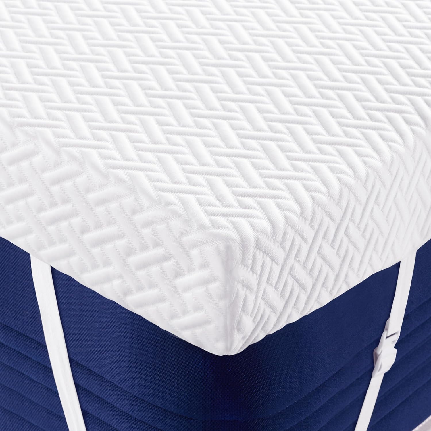 Hawthyhome 3 Inch Double Memory Foam Mattress Topper | Cooling Gel