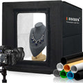 DUCLUS 40x40cm Photo Light Box | 160 LED Studio with 8 Backdrops