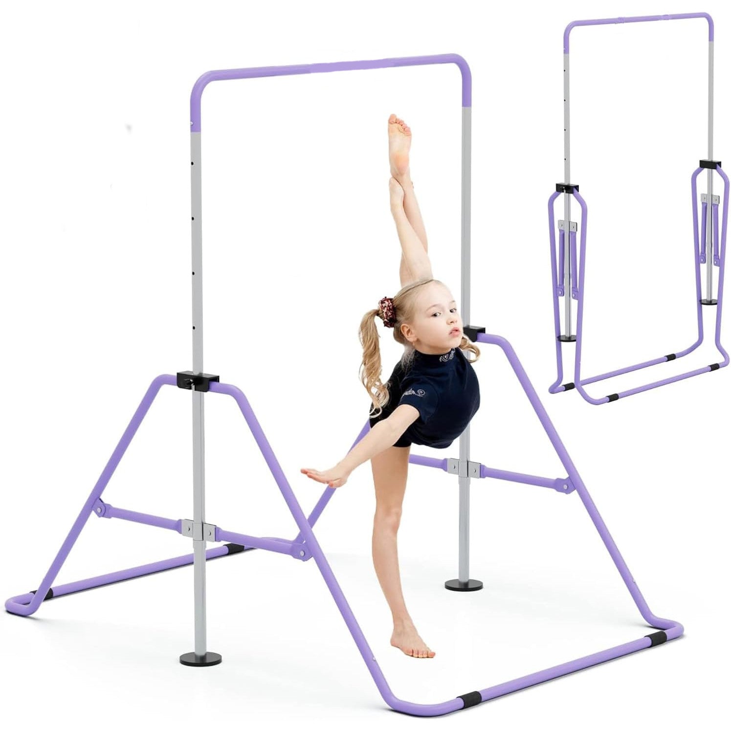 GYMMAGE Junior Kip Bar – Adjustable Gymnastics Training Bar for Kids