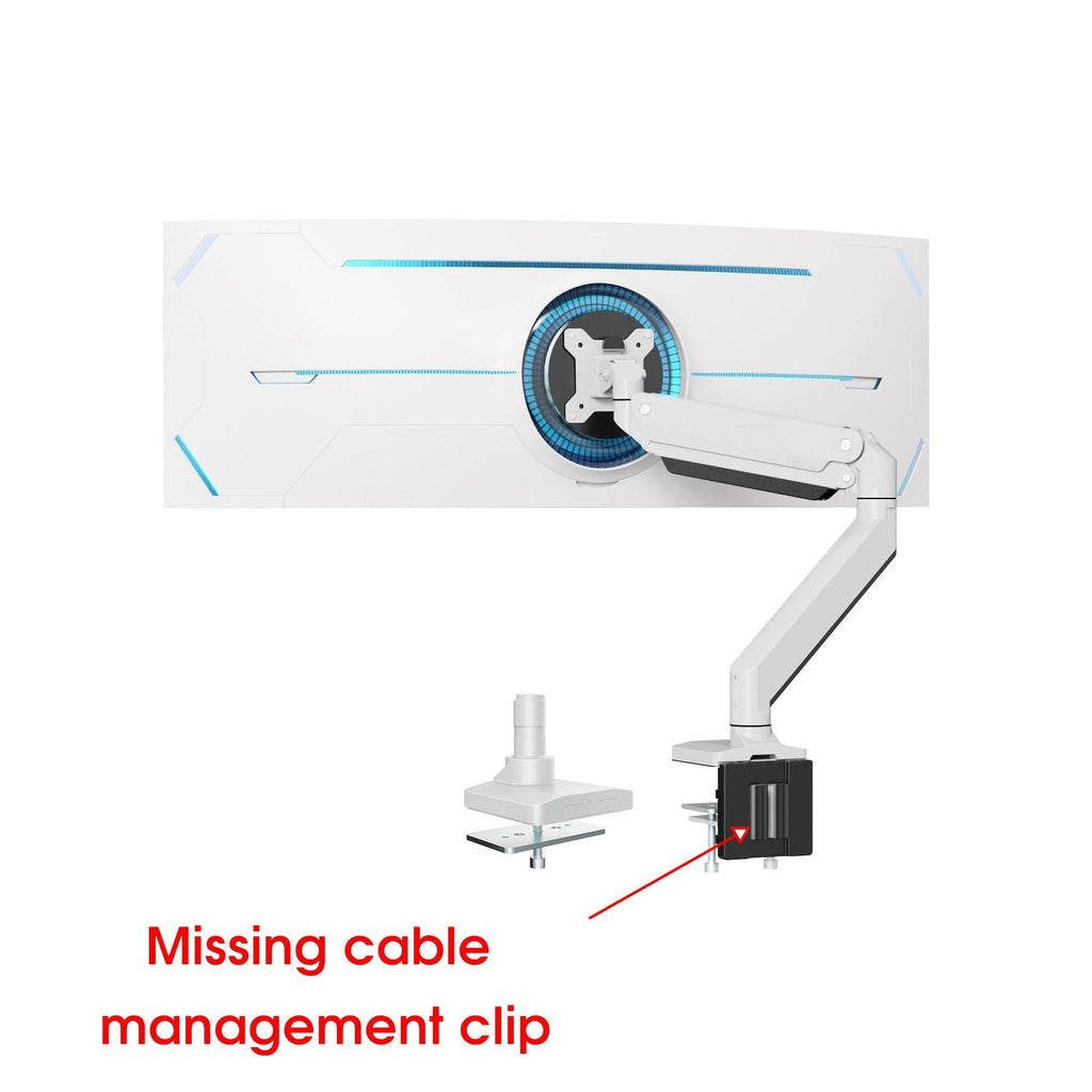 PUTORSEN Heavy Duty Ultrawide Monitor Arm | 17-49 Inch Gas Spring Mount