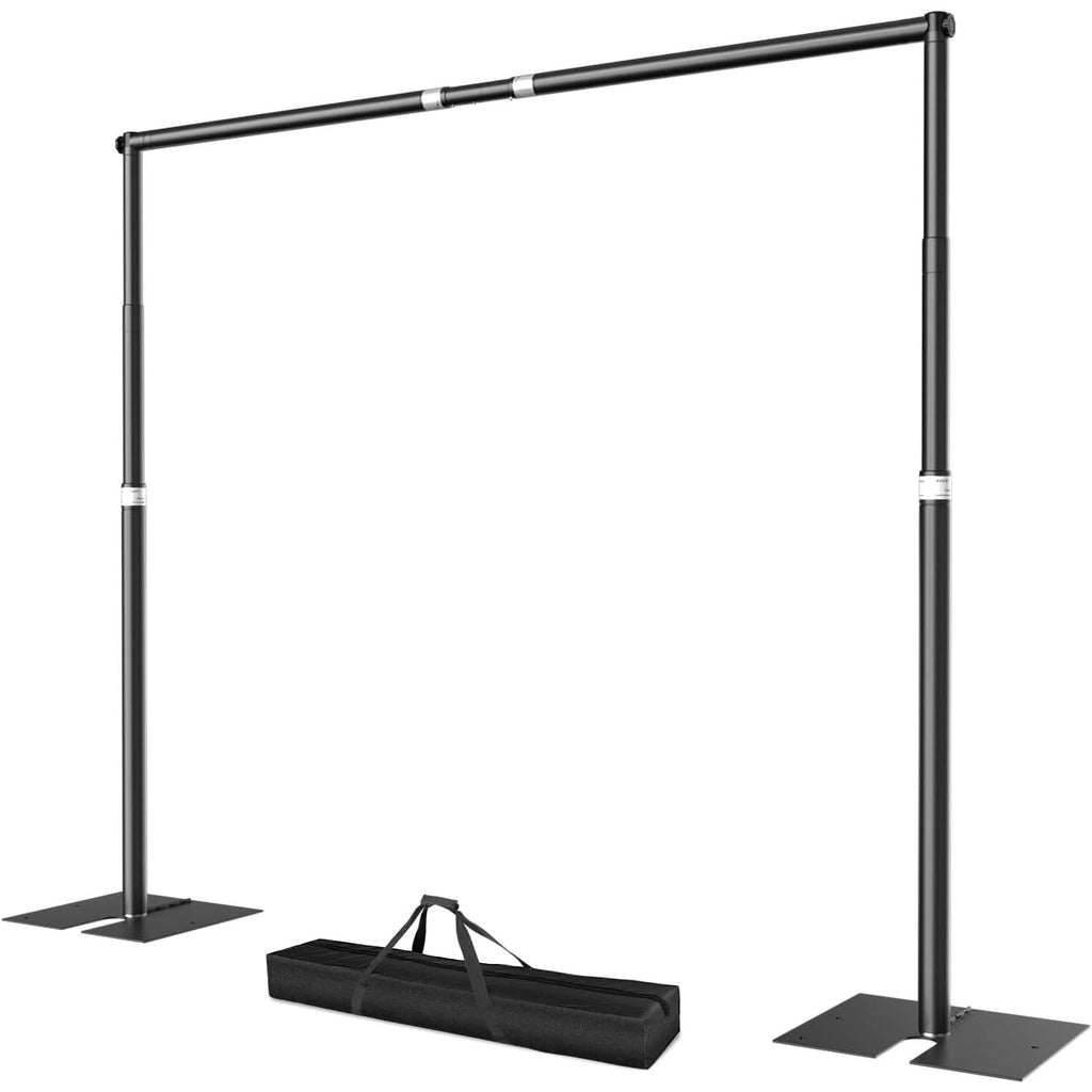 EMART 10x10ft Heavy Duty Backdrop Stand – Adjustable Metal Frame