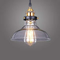 Glighone Industrial Glass Pendant Light – Retro E27 Ceiling Lamp