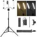AMBITFUL AL-20 Dual Arm LED Beauty Light with Tripod and Phone Holder