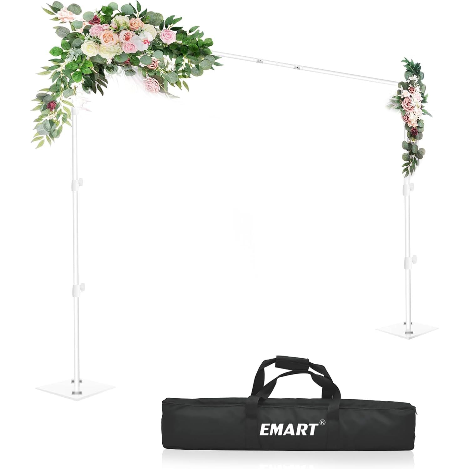 EMART 8.5x10ft Backdrop Stand – Heavy Duty Metal Photography Frame